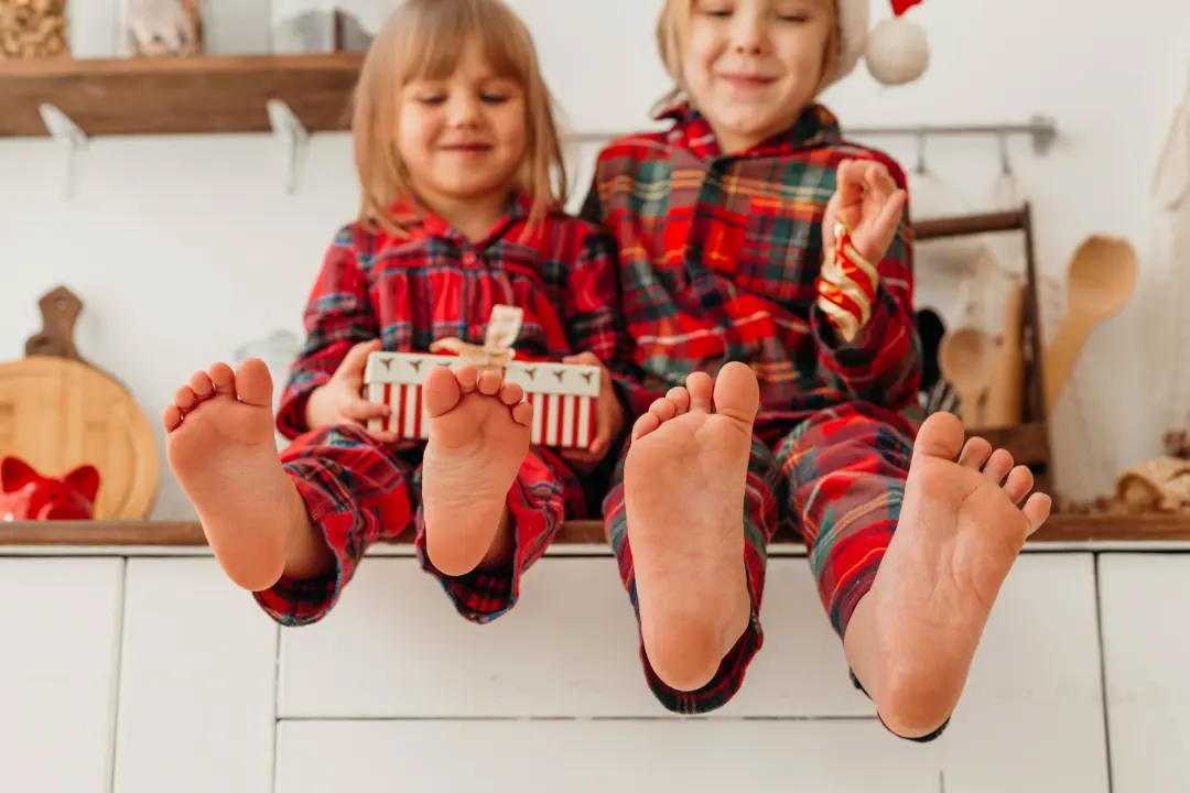 Fußbodenheizung Barfuß Weihnachten Wärme